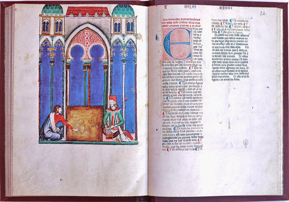 Libro Ajedrez Dados Tablas-Alfonso X Wise-Chest-Manuscript-Illuminated codex-facsimile book-Vicent García Editores-14 Commentary Vol Cover
